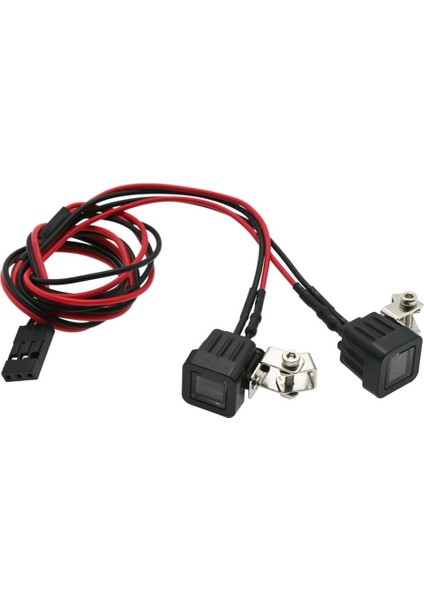 Modifiye Farlar Spotlight Araba Üst Işıklar Eksenel SCX10 90046 Trx4 -6 Redcat 1/10 Rc Paletli Araba, B (Yurt Dışından) fırsatları