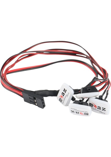 4 LED Işıkları Kare Yuvarlak Farlar 1/24 Rc Paletli Araba Eksenel SCX24 90081 AXI00002 Yükseltme Parçaları, Kare (Yurt Dışından) fiyatları