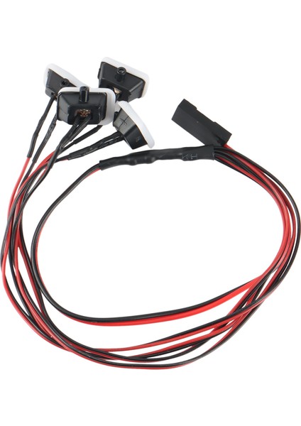 4 LED Işıkları Kare Yuvarlak Farlar 1/24 Rc Paletli Araba Eksenel SCX24 90081 AXI00002 Yükseltme Parçaları, Kare (Yurt Dışından) indirimleri