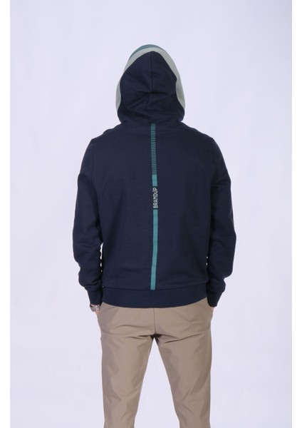 Regular Fit Üç Renk Kapşonlu Sweatshirt fırsatları