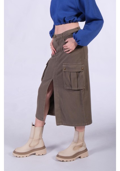 Formalup W Cargo Midi Skirt modelleri