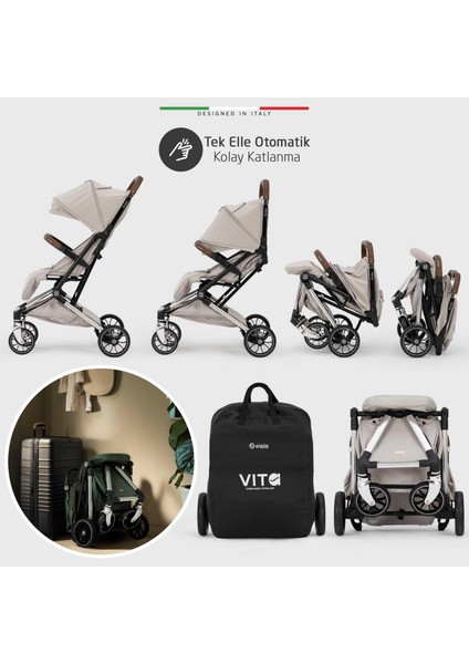 Vita Premium Kabin Tipi Travel Sistem Bebek Arabası Silver Kiremit fiyatları