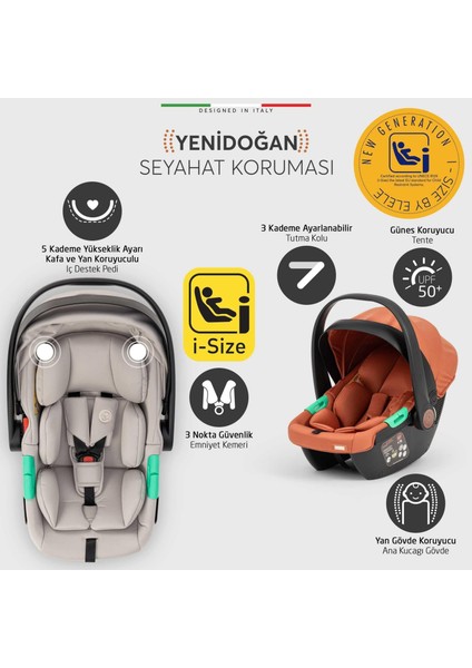 Vita Premium Kabin Tipi Travel Sistem Bebek Arabası Silver Kiremit indirimleri