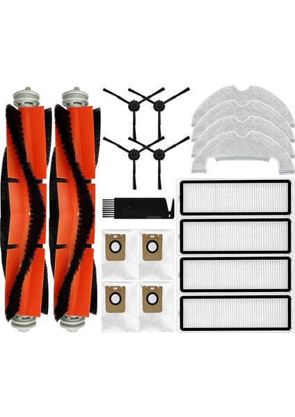 Dreame D10S Plus Robot Süpürge Yedek Parçaları Ana Yan Fırça Hepa Filtre Paspas Bezi Bez Toz Torbası Aksesuarları (Yurt Dışından)