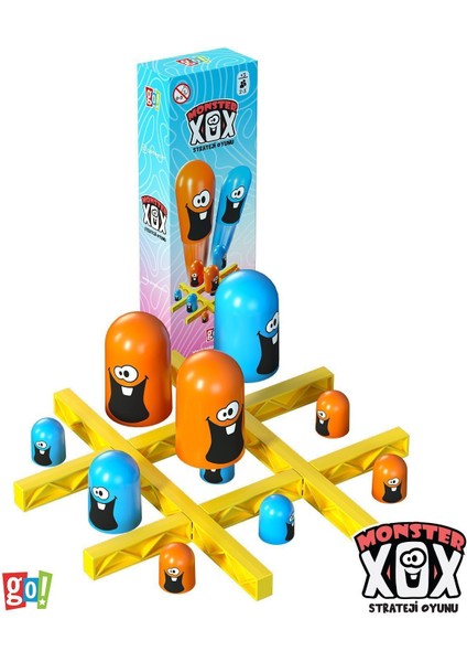 Monster Xox Kutu Oyunu Strateji ve Eğlence Dolu 3 Yaş ve Üzeri İçin fiyatları