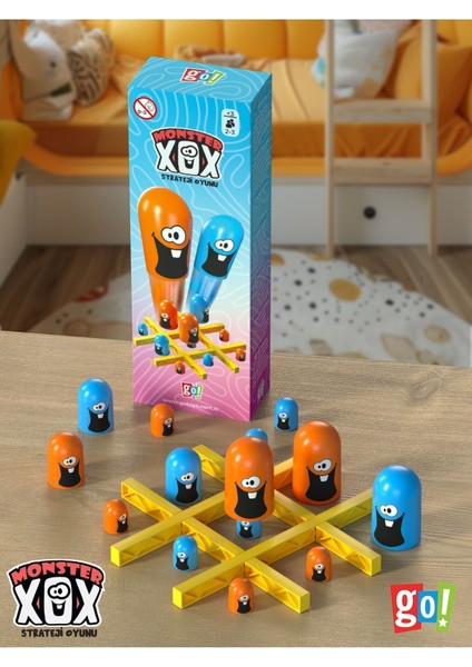 Monster Xox Kutu Oyunu Strateji ve Eğlence Dolu 3 Yaş ve Üzeri İçin fırsatları