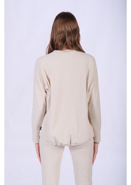 Oversize Kaşkorse Yuvarlak Yaka Sweatshirt modelleri