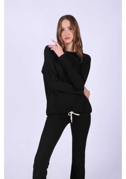 Oversize Kaşkorse Yuvarlak Yaka Sweatshirt fiyatları