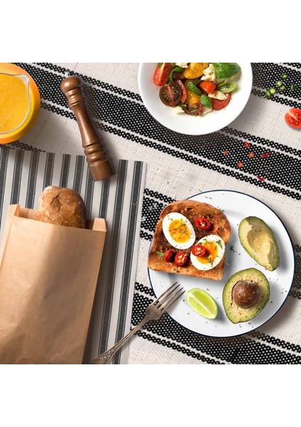 Çiftlik Evi Yer Matlarımasa Matları Dayanıklı Yemek Masası Mutfak Seti 6'lı (Yurt Dışından)