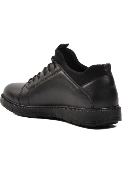 Ayakmod Siyah Hakiki Deri Erkek Günlük Ayakkabı fırsatları
