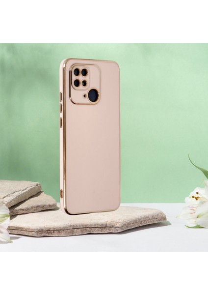 Xi̇aomi̇ Redmi̇ 10C Şanzeli̇ze Kilif Rose Gold