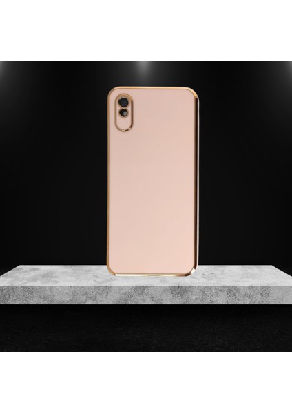 Xi̇aomi̇ Redmi̇ 9A Şanzeli̇ze Kilif Rose Gold