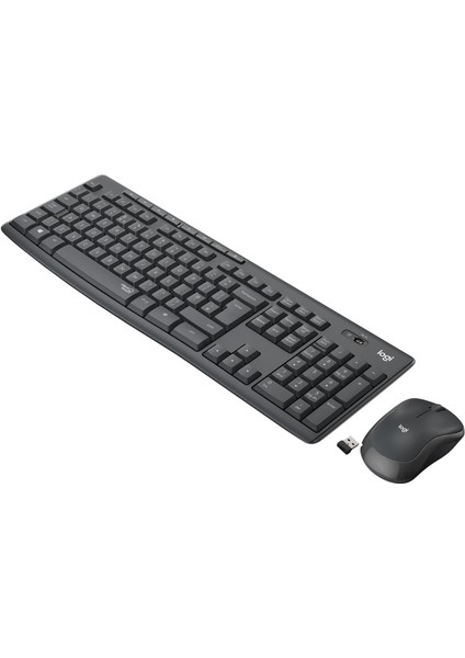 Logıtech MK295 Kablosuz mm Set Q Klavye, Mouse