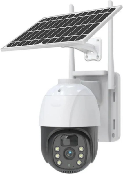 CMR47 Ptz Solar Ip Kamera 4g Sım Kart Hareket Algılama Alarm Gece Görüş Cctv Güvenlik Kamera