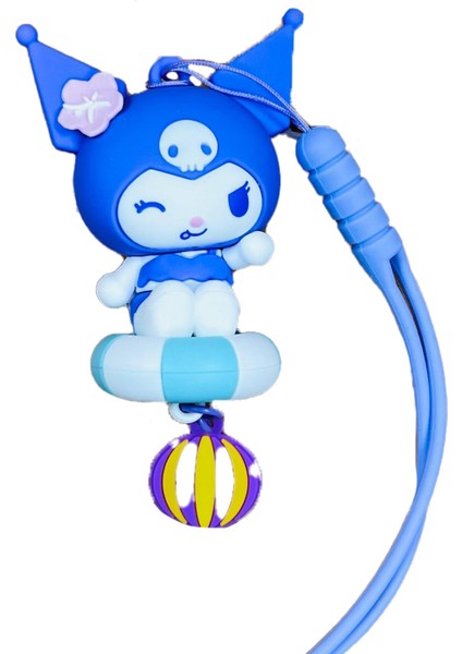 Sanrio Lisanslı Yaz Serisi Araba Süsü - Kuromi