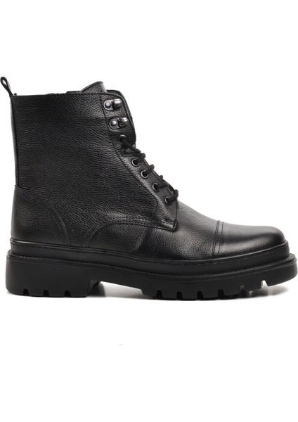 Ayakmod Siyah Deri Erkek Bot modelleri