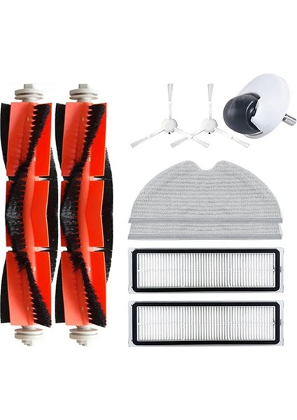 Xiaomi Mijia 1c 2c STYTJ01ZHM / Dreame F9 / Mi Robot Vakumlu Paspas Temizleyici Rulo Fırça Aksesuar Seti Için Hepa Filtre (Yurt Dışından)
