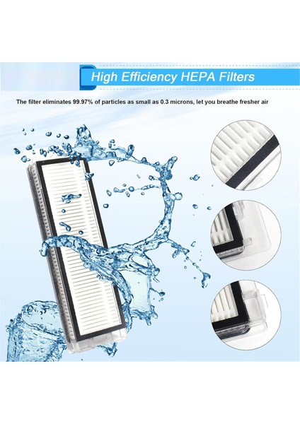 Roborock Q Revo, Q Revo Elektrikli Süpürge, Aksesuar Seti Ana Fırçalar, Hepa Filtreler, Yan Fırçalar Için Yedek Parçalar (Yurt Dışından) modelleri