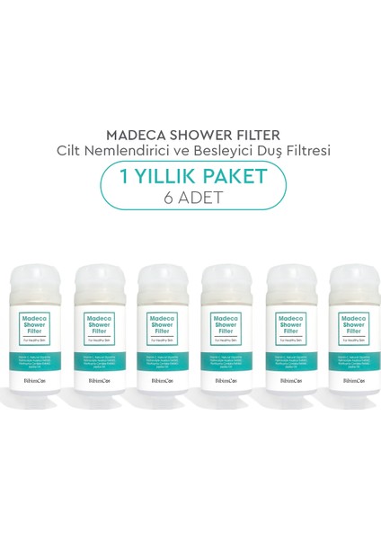Madeca Shower Filter Duş Filtresi 6'lı