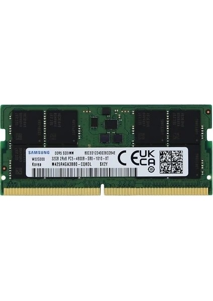 32GB Ddr5 4800MHZ CL40 Notebook Ram M425R4GA3BB0-CQK (1.1V)