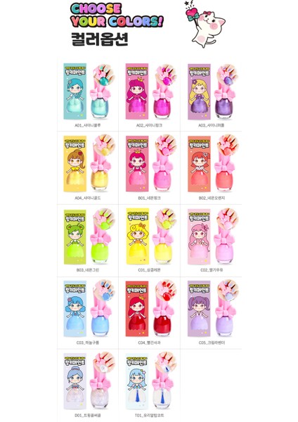 Pinky Cosmetic I'm Pinky Kids Nail Paint Glassy Topcoat - Çocuklar Için Soyulabilir Oje indirimleri