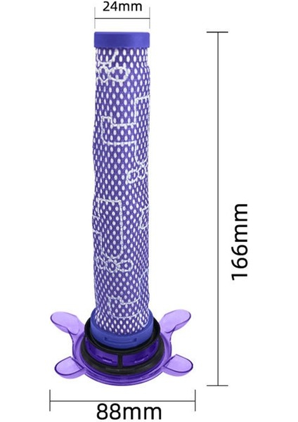 V8 Focus Mattress Elektrikli Süpürge Ön Sonrası Filtre Yedek Parçaları Aksesuar-A (Yurt Dışından)