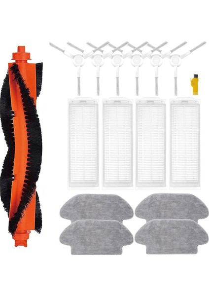 Mi Robot S12/MOP 2s/mop Pro/mop P Elektrikli Süpürge Için Aksesuarlar Yedek Parçalar, Ana Fırça Filtreleri Paspas Bezleri (Yurt Dışından)