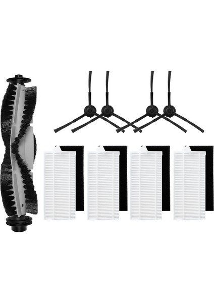 HR1010 Robot Süpürge Yedek Parça Aksesuarları Ana Yan Fırça Hepa Filtre (Yurt Dışından)