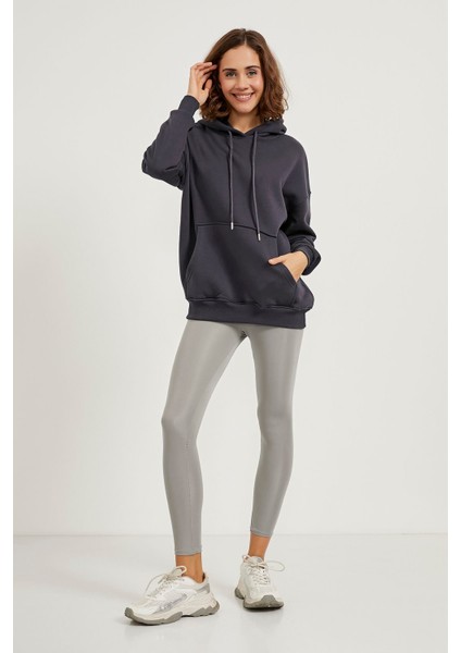 Oversize Kapüşonlu Sweat