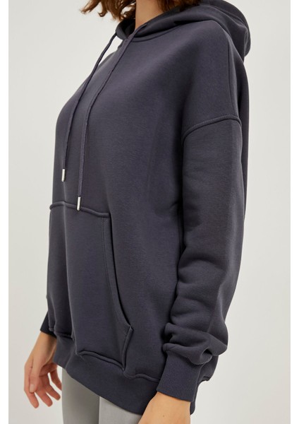 Oversize Kapüşonlu Sweat