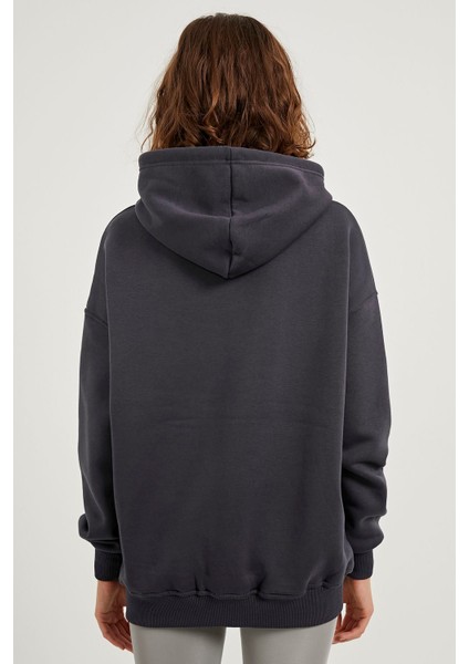 Oversize Kapüşonlu Sweat