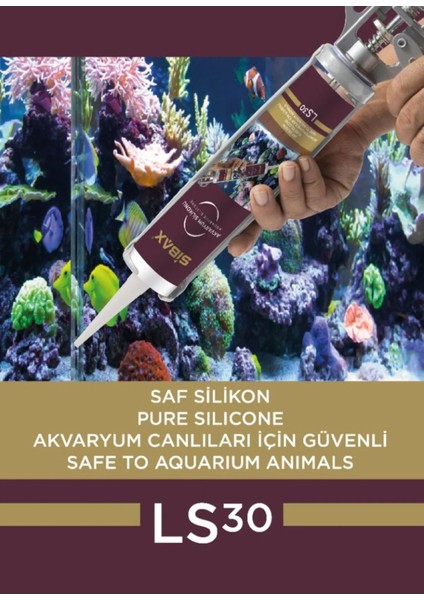 Akvaryum Silikonu Seffaf 280ML LS30