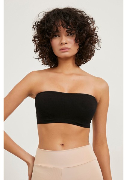 Fitilli Straplez Büstiyer