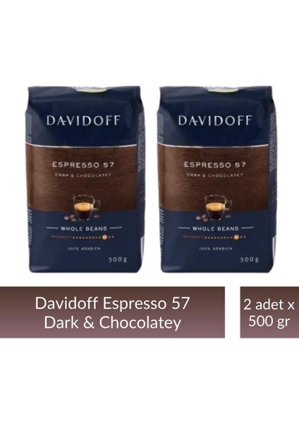 Espresso 57 Çekirdek Kahve 500 gr x 2 Adet