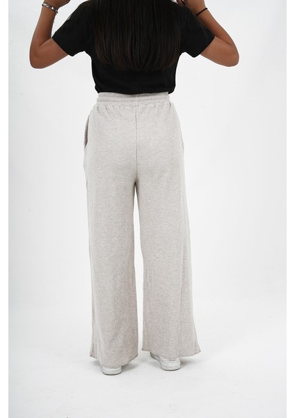 Kız Çocuk Kadife Kumaş Fitilli Jogger Pantolon indirimleri