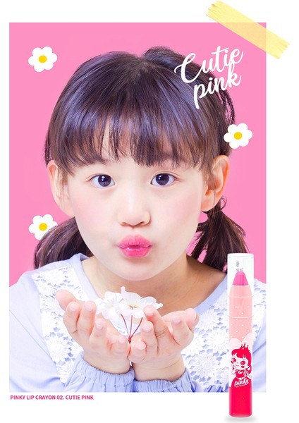 Pinky Cosmetic I\'m Pinky Kids Lip Crayon Cutie Pink - Çocuklar Için Dudak Balmı indirimleri