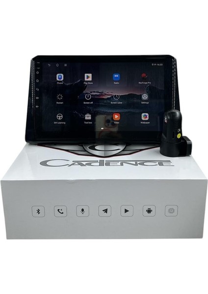 Corolla 2019-2021 Cadence R15 (Dvr Kayıt Cihazı Hediye) Pro Oem Multimedia