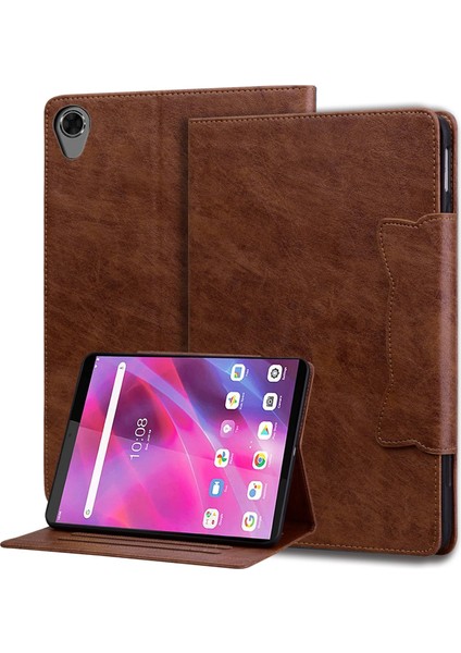 Lenovo Tab M8 Için Kedi Toka Kılıfı (Yurt Dışından)