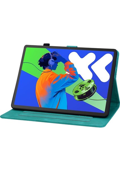 Lenovo Tab P12 12.7 2025 Için Kabartmalı Deri Kılıf (Yurt Dışından) indirimleri