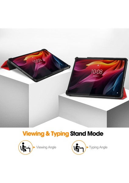 Lenovo Tab K11 Plus Için 3 Katlı Tutucu Tablet Kılıfı (Yurt Dışından)