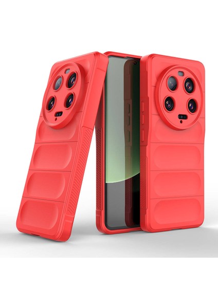 Xiaomi Mi 13 Ultra Kılıf Esnek Tpu Oyuklu Arka Yüzey Tasarımlı Etnik Silikon Kapak