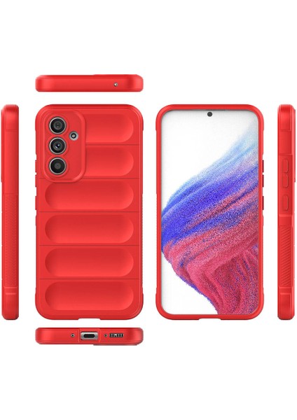 Galaxy A54 Kılıf Esnek Tpu Oyuklu Arka Yüzey Tasarımlı Etnik Silikon Kapak fiyatları