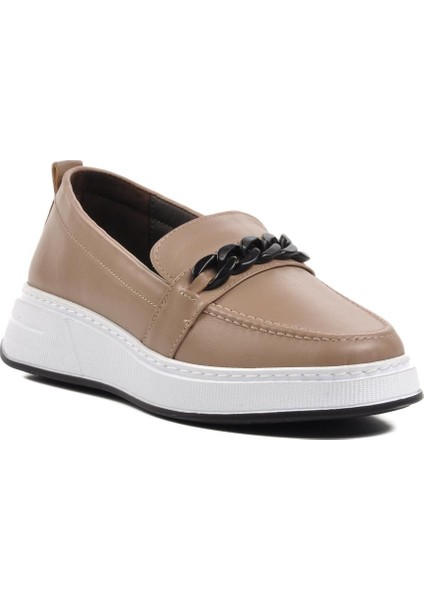 Ayakmod Bej Kadın Günlük Ayakkabı