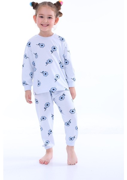 Çiçekli Çocuk Pijama Takımı fırsatları