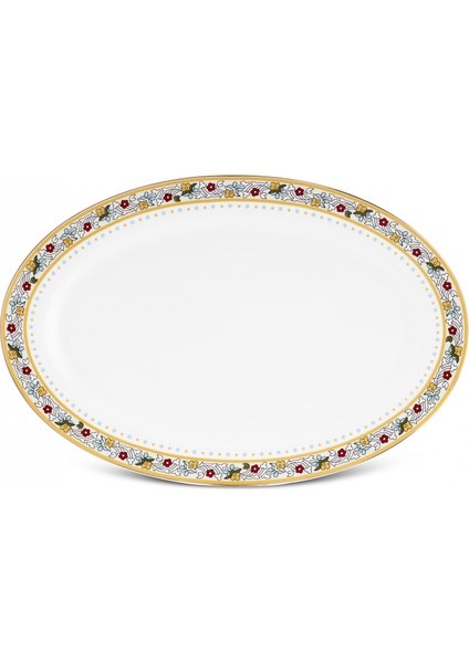 Nevra Kayık Tabak 35 Cm