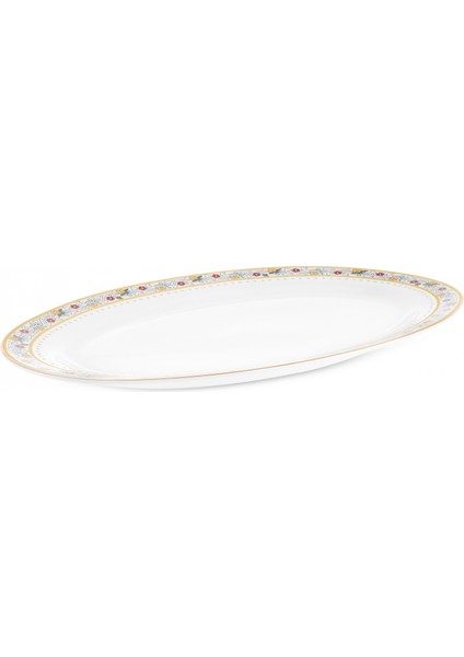 Nevra Kayık Tabak 35 Cm