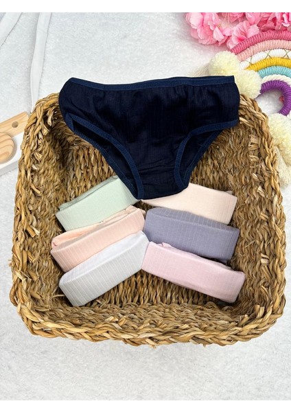 Düz Renk 7li Külot Set