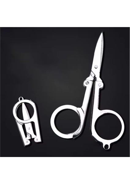 Katlanır Mini Makas - Cep Seyahat Nakış Bakım Makası - 9 cm