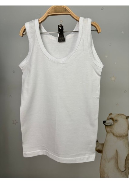 Beyaz Erkek Çocuk Atlet