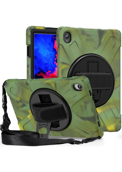 Lenovo Tab P11 Için Silikon + Pc Tablet Kılıfı (Yurt Dışından)